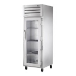True STR1F-1G-HC - Freezer, one-section, -10°F, (1) glass door, stainless steel front & sides
